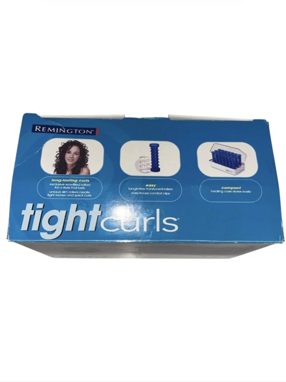 Remington Tight Curls 21 Slim Wax Core Hot Rollers & Clips H21SPN Pageant Cheer
